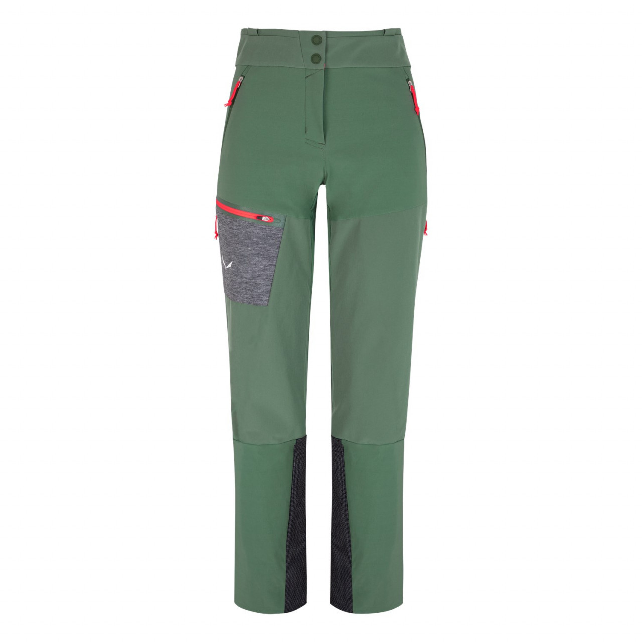 Pantalones Softshell Mujer Chile - Salewa Comici - Verde - JOSL-78093